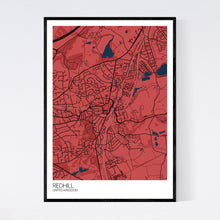 Load image into Gallery viewer, Redhill City Map Print