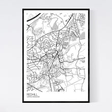 Load image into Gallery viewer, Map of Redhill, United Kingdom