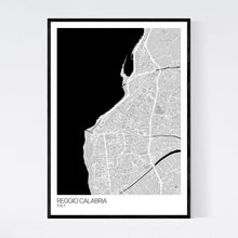 Load image into Gallery viewer, Map of Reggio Calabria, Italy