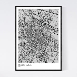 Reggio Emilia City Map Print