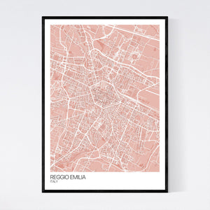 Reggio Emilia City Map Print
