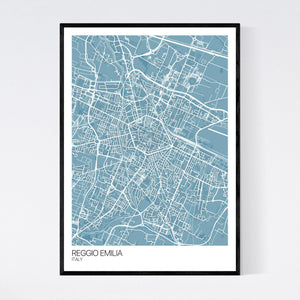 Reggio Emilia City Map Print