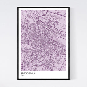 Reggio Emilia City Map Print