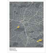 Load image into Gallery viewer, Map of Reigate, United Kingdom
