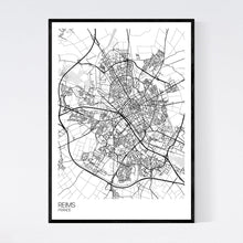 Load image into Gallery viewer, Map of Reims, France