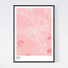 Load image into Gallery viewer, Reno City Map Print