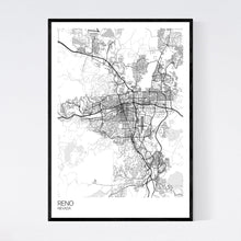 Load image into Gallery viewer, Reno City Map Print