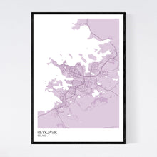 Load image into Gallery viewer, Reykjavik City Map Print