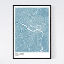 Load image into Gallery viewer, Richmond City Map Print