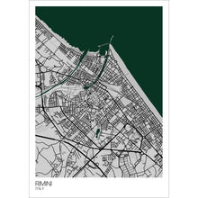 Load image into Gallery viewer, Map of Rimini, Italy