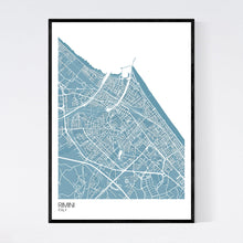 Load image into Gallery viewer, Rimini City Map Print