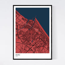 Load image into Gallery viewer, Rimini City Map Print