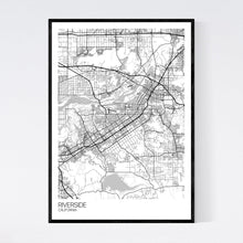 Load image into Gallery viewer, Riverside City Map Print