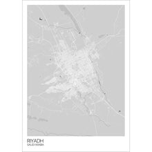 Load image into Gallery viewer, Map of Riyadh, Saudi Arabia