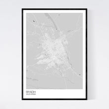 Load image into Gallery viewer, Map of Riyadh, Saudi Arabia