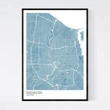 Load image into Gallery viewer, Rochester City Map Print