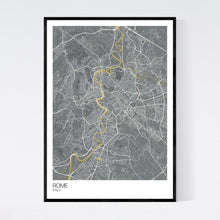 Load image into Gallery viewer, Rome City Map Print