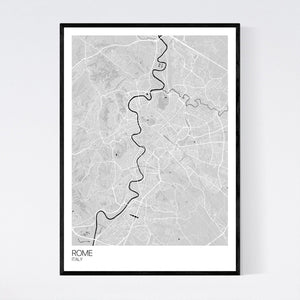 Rome City Map Print