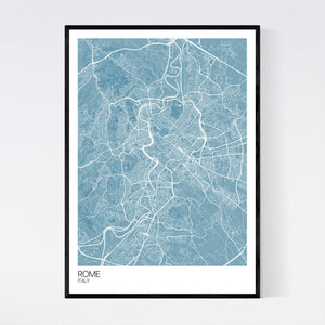 Rome City Map Print