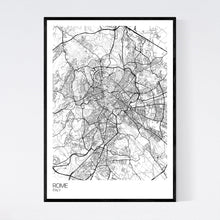 Load image into Gallery viewer, Rome City Map Print