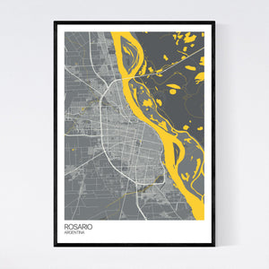 Rosario City Map Print