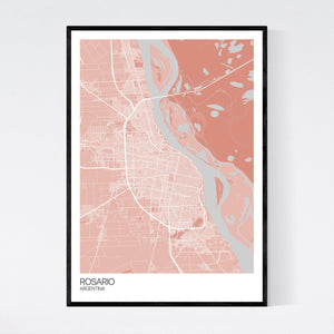 Rosario City Map Print