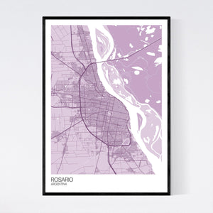 Rosario City Map Print