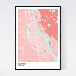 Rosario City Map Print