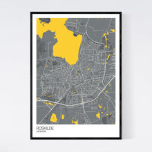 Load image into Gallery viewer, Roskilde City Map Print