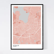Load image into Gallery viewer, Roskilde City Map Print