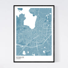 Load image into Gallery viewer, Roskilde City Map Print