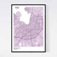 Load image into Gallery viewer, Roskilde City Map Print
