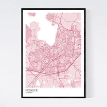 Load image into Gallery viewer, Roskilde City Map Print