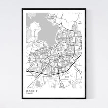 Load image into Gallery viewer, Roskilde City Map Print