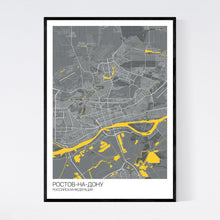 Load image into Gallery viewer, Rostov-on-Don City Map Print