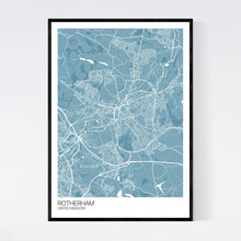Load image into Gallery viewer, Rotherham City Map Print