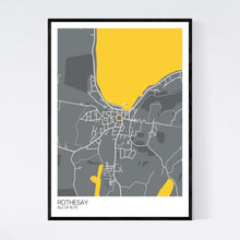 Load image into Gallery viewer, Rothesay Town Map Print