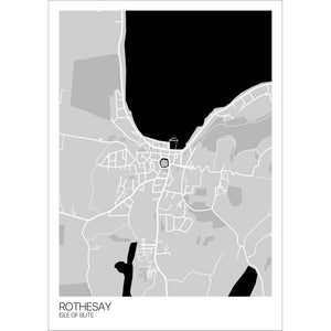 Map of Rothesay, Isle of Bute