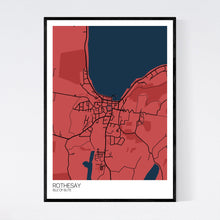 Load image into Gallery viewer, Rothesay Town Map Print