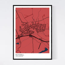 Load image into Gallery viewer, Rothwell City Map Print