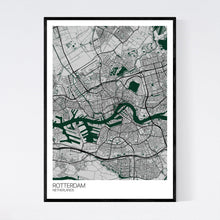 Load image into Gallery viewer, Rotterdam City Map Print