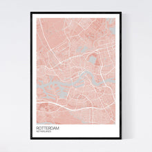 Load image into Gallery viewer, Rotterdam City Map Print