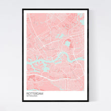 Load image into Gallery viewer, Rotterdam City Map Print