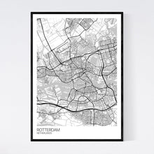 Load image into Gallery viewer, Rotterdam City Map Print