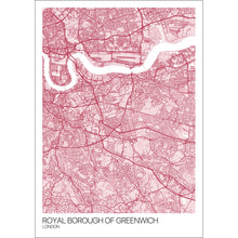 Load image into Gallery viewer, Map of Royal Borough of Greenwich, London