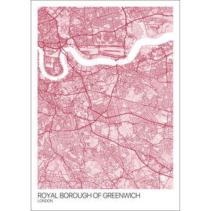 Map of Royal Borough of Greenwich, London