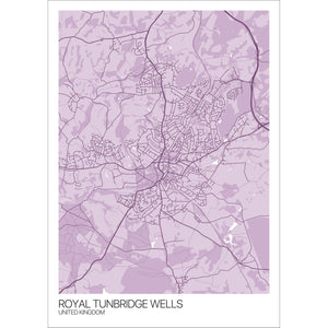 Map of Royal Tunbridge Wells, United Kingdom