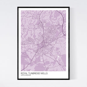 Map of Royal Tunbridge Wells, United Kingdom