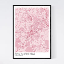 Load image into Gallery viewer, Royal Tunbridge Wells City Map Print