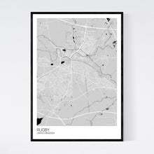 Load image into Gallery viewer, Rugby City Map Print
